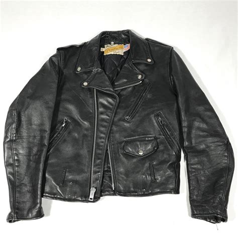 Vintage 1970s Schott Nyc Perfecto Leather Motorcycle Jacket Grailed