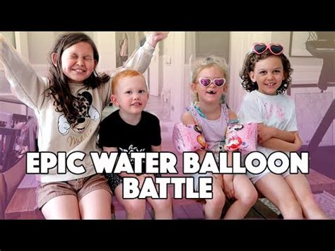 Epic Water Balloon Battle Youtube