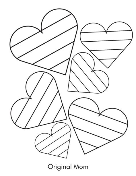 Printable Heart Coloring Sheet - OriginalMOM