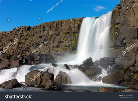 Oxarafoss One Icelands Beautiful Waterfall Stock Photo 341629439