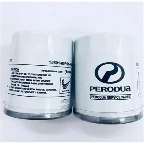 100 Genuine Perodua Oil Filter 15601 00R01 MYVI VIVA KANCIL KELISA