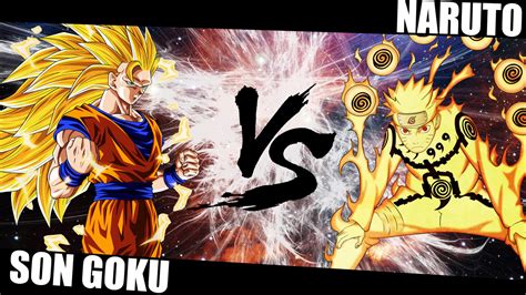 This time vegeta joins to the roster. GOKU VS NARUTO (Wallpaper) by OxeloN on DeviantArt