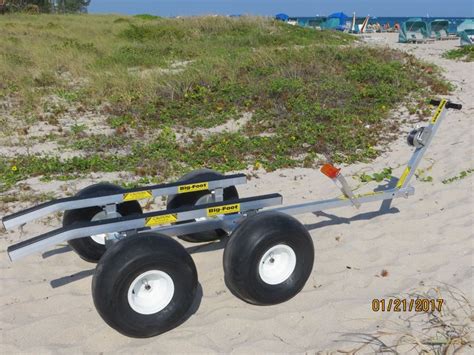 Bigfoot 4 Wheel Beach Dolly Florida Sailcraft Towing Atv Beach Cart