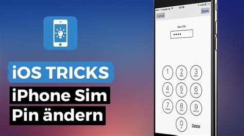 Iphone Sim Pin ändern Iphone Tricksde Youtube