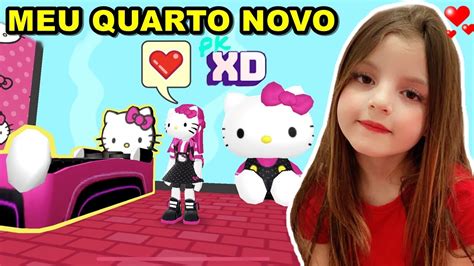 The famous feline, originally drawn by designer yuko shimizu to appeal to kindergarten hello kitty doesn't judge. HELENA START VIROU A HELLO KITTY NO MUNDO DO PK XD ...