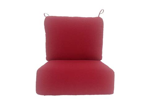 Brown frame and tan cushions complement any outdoor setting. Meadowcraft Deep Seating Replacement Cushion Set | MD135401