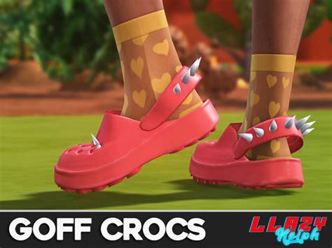 Goff Crocs By Llazyneiph At Tsr Sims 4 Updates