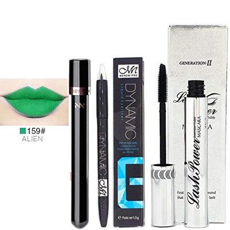 Buy Shreeyas Menow Brand Makeup Sets Cosmetics Curling Mascara Waterproof Eyeliner Black Tube