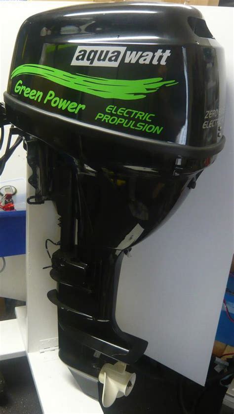 The 30 Hp Aquawatt The Worlds Most Powerful Electric Outboard Motor