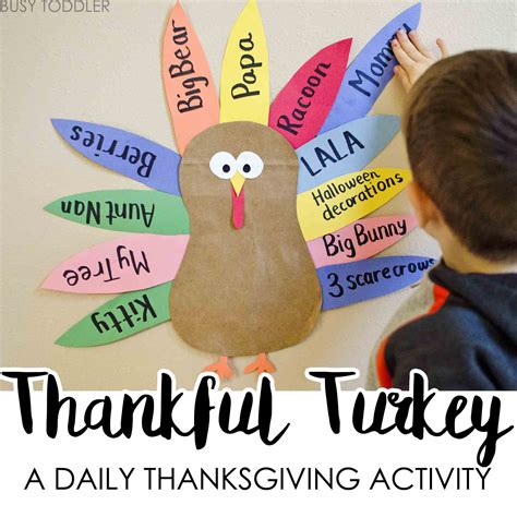 Teaching Toddlers To Be Thankful Busy Toddler