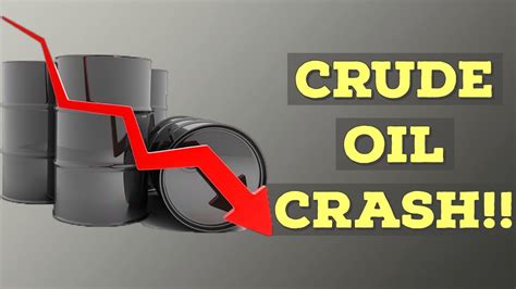 crude oil crash effect on stock market youtube