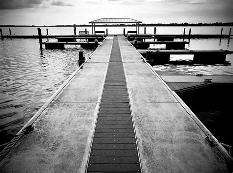 Lake Pier Photograph By Bob Mintie Fine Art America