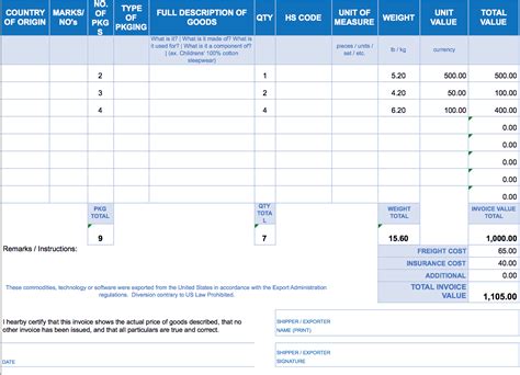 Free Excel Invoice Templates Smartsheet