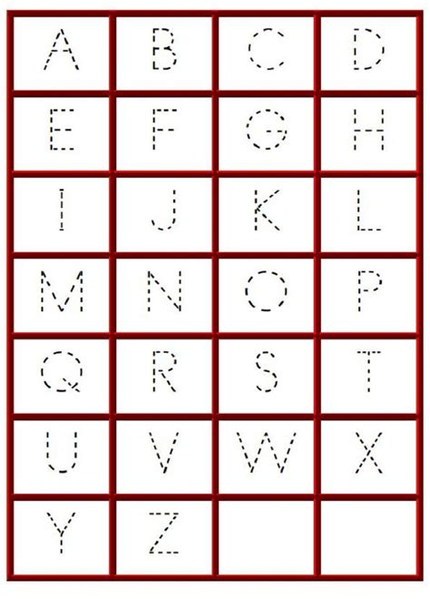 Abc Printable Worksheet For Kindergarten 101 Printable Alphabet