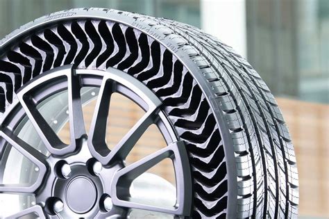 Michelin Utips Tyre Airless And Zero Maintenance For Passenger Cars