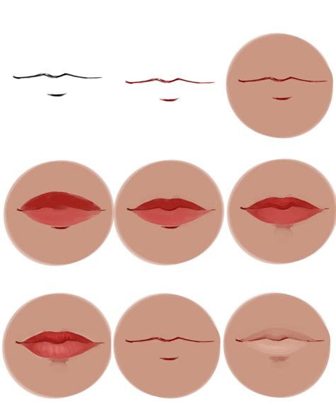 Lip Tutorial by Saige199 (With images) | Lip tutorial, Tutorial, Face drawing
