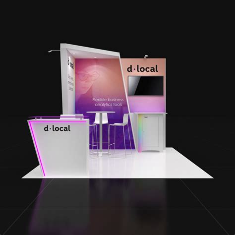 10x10 Trade Show Booth Rentals Rlu1010 22 Exponents Trade Show Booth Design Display Design
