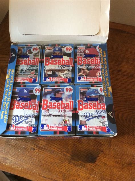 1988 Donruss Baseball Puzzle And Cards Hobby Box Of 24 Count Sealed