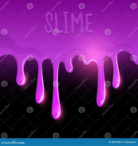 Purple Gooey Slime Stock Vector Illustration Of Substance 38070303