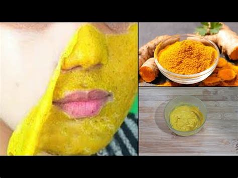 Homemade Turmeric Facial Mask For Face Whitening Get Fair Glowing