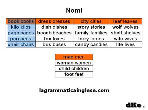 Plurale Di Family In Inglese - Inglese online: come formare il plurale dei nomi regolari e irregolari
