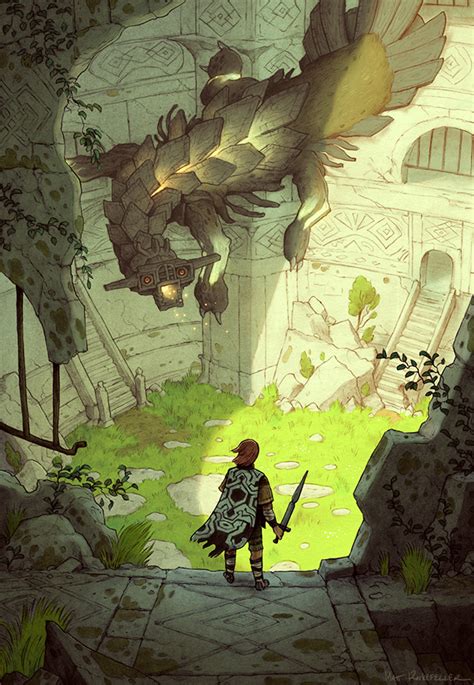 Concept Art World Shadow Of The Colossus Cool Art Concept Art