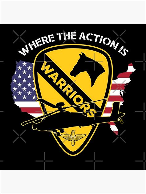 1st Air Cavalry Warriors Poster For Sale By Alt36 Redbubble