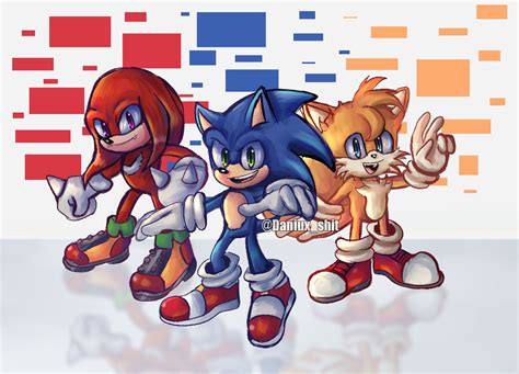 Sonictails And Knuckles Sonic Movie 2 Fanart By Daniuxshit On Deviantart