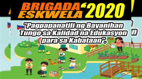 Brigada Eskwela 2020 Theme Activities And Guidelines Depedk12 Com Deped