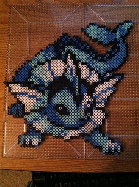 Vaporeon Pokemon Perler By Khoriana On DeviantArt Perler Bead Pokemon Patterns Hama Beads