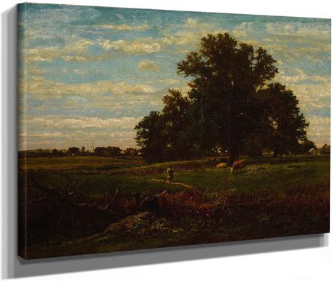 The Old Oak By George Inness Print Or Oil Painting Reproduction From