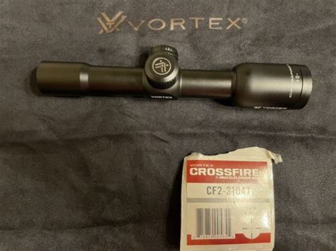 Vortex Crossfire Ii 1x24 Muzzleloader Scope Fixed Power 1x Ebay