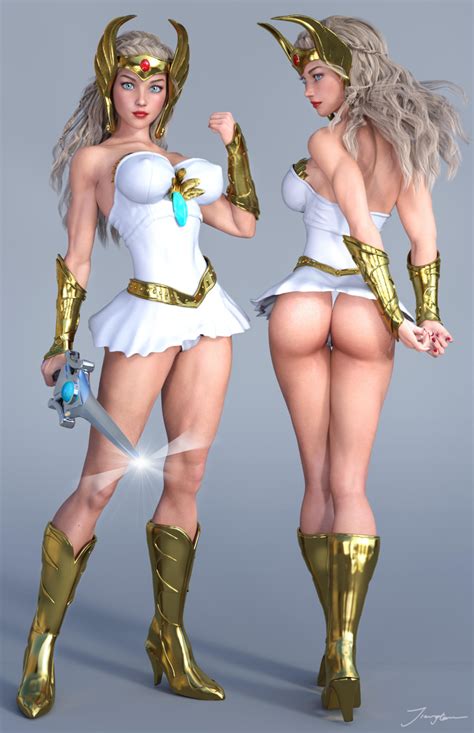 rule 34 1girls 3d arm guards ass back view big ass big breasts blonde hair blue eyes boots