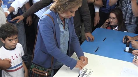 Guatemalas Candidate Sandra Torres Votes In Presidential Elections Afp Youtube