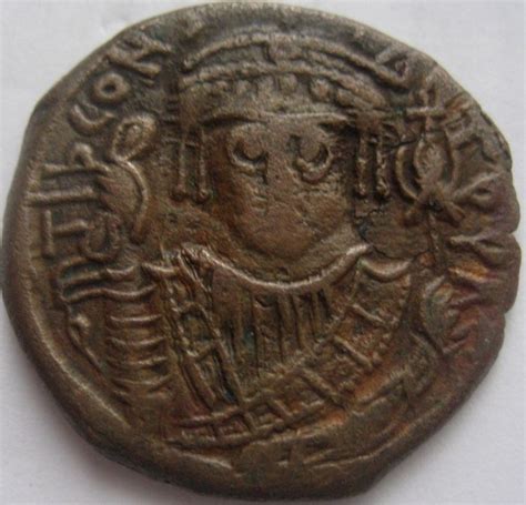 Byzantine Empire Tiberius Ii Constantine 578 582 Ad Ae Follis