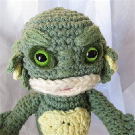The Creature From The Black Lagoon Amigurumi Geek Crafts Crochet Fall