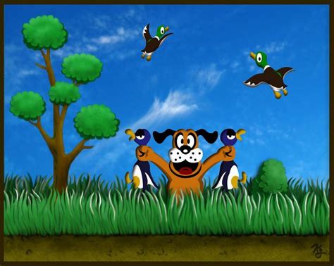 That Dog From Duck Hunt Has Never Looked Happier Duck Hunting Dogs Duck