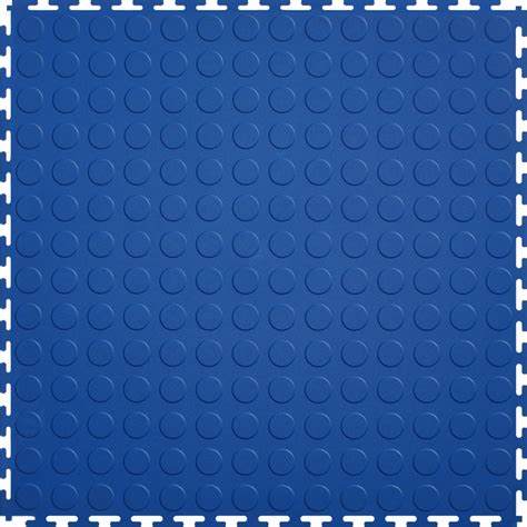 Perfection Floor Tile Coin 8 Piece 20 12 In X 20 12 In Dark Blue