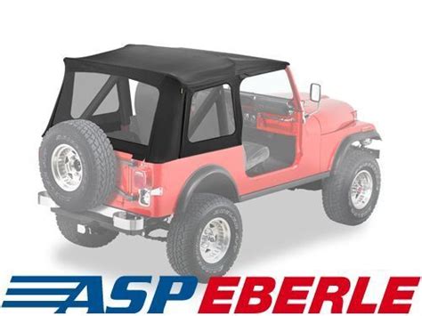 Ersatz Softtop Für Original Bestop Softtopgestänge Jeep Cj7 Wrangler Yj