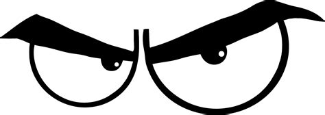 Angry Eyes Cartoon Clipart Best
