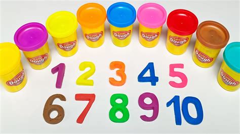 Play Doh Aprende Números Para Niños En Inglés Y Español Learn