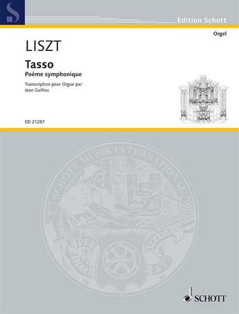 Tasso Von Franz Liszt Orgel Noten