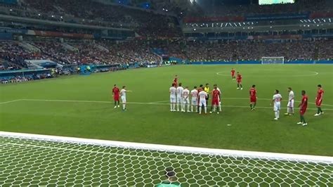 Cristiano Ronaldo Free Kick Goal Portugal V Spain 3 3 Hd Youtube
