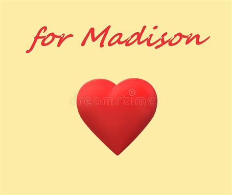 Valentine Card With Name And Red Heart Stock Illustration Illustration Of Wedding Card 181281527