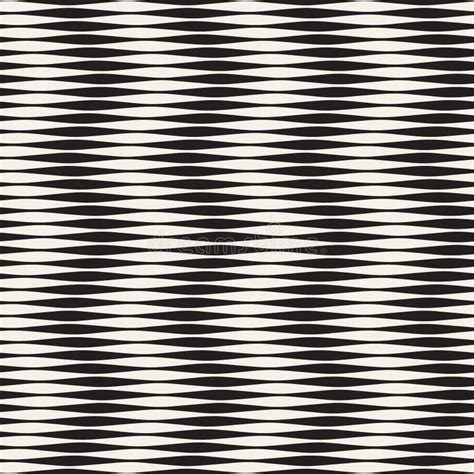 Wavy Stripes Vector Seamless Pattern Retro Wavy Engraving Texture