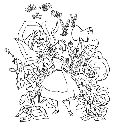 Ajouter ce jeu au top 3 des favoris de votre profil. Alice In wonderland Coloring Pages From Disney