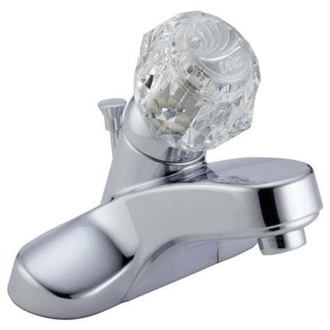 Try using a nonabrasive cleaner like softscrub or barkeeper's friend to clean this. Single Handle Centerset Lavatory Faucet 522-WFMPU | Delta ...