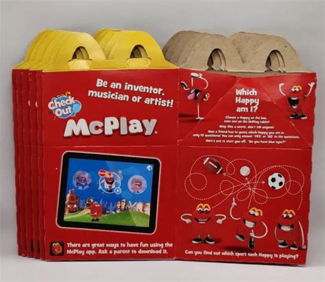 4 Vintage 1991 Mcdonalds Happy Meal Boxes With Barbie And Hot Wheels Lot 2 1495 Picclick