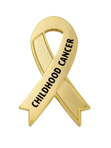 Pinmarts Childhood Cancer Gold Awareness Ribbon Lapel Pin Ebay