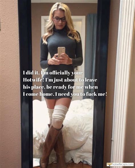 My Favorite Hotwife Caption Come With The Cum In Pussy